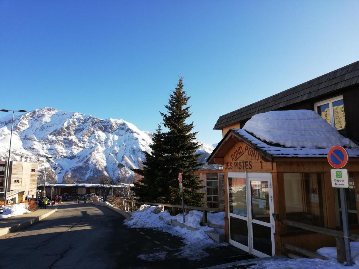 Orcieres Rond Point Des Pistes, Front De Neige Daire Dış mekan fotoğraf